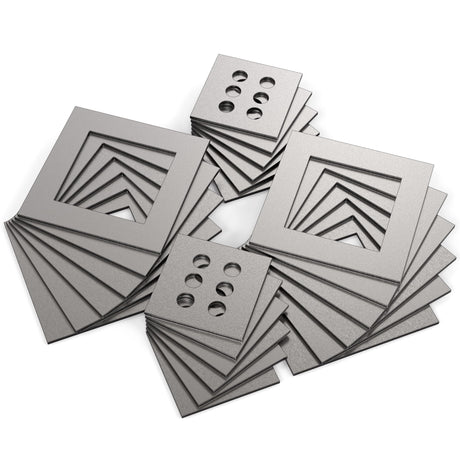 WelderElite 24-Piece Steel Welding Practice Coupons, 17 Gauge Thickness, Ideal for Beginners, Comprehensive Skill Enhancement Training Kit WelderElite