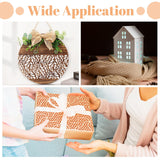 WSICSE 24Pcs Stencils for Painting, Reusable Geometric Painting Stencils Abstract Layering Stencil for Painting on Wood Canvas Furniture Floor Decor DIY Supplies, white WSICSE