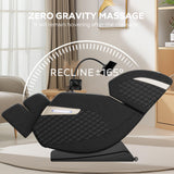 Zero Gravity Massage Chair Full Body Shiatsu Massage Chair Recliner with Heat, Air Pressure Massage, Foot Rollers, Bluetooth Speaker, Touch Screen, Luxury Home Relaxation Back Fatigue Pain Relief VUYSUYVY