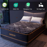 Grbsy Mattress, 12Inch Twin Gel Memory Foam Mattress, Two-Sided Firmmess, Pressure Relief, CertiPUR-US Certified, Cooling Copper Gel Bed in a Box Grbsy