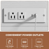 IRONCK Lift Top Coffee Table with Storage, Square Coffee Tables for Living Room with Charging Station and Drawers, Farmhouse Coffee Table with Large Storage Space, White IRONCK