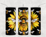 Bumble Bee Tumbler Sublimation Prints-Ready To Press Prints Bundle Generic