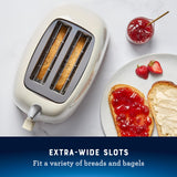 Oster® 2-Slice Toaster with Extra Wide Slots, Oat Milk Oster