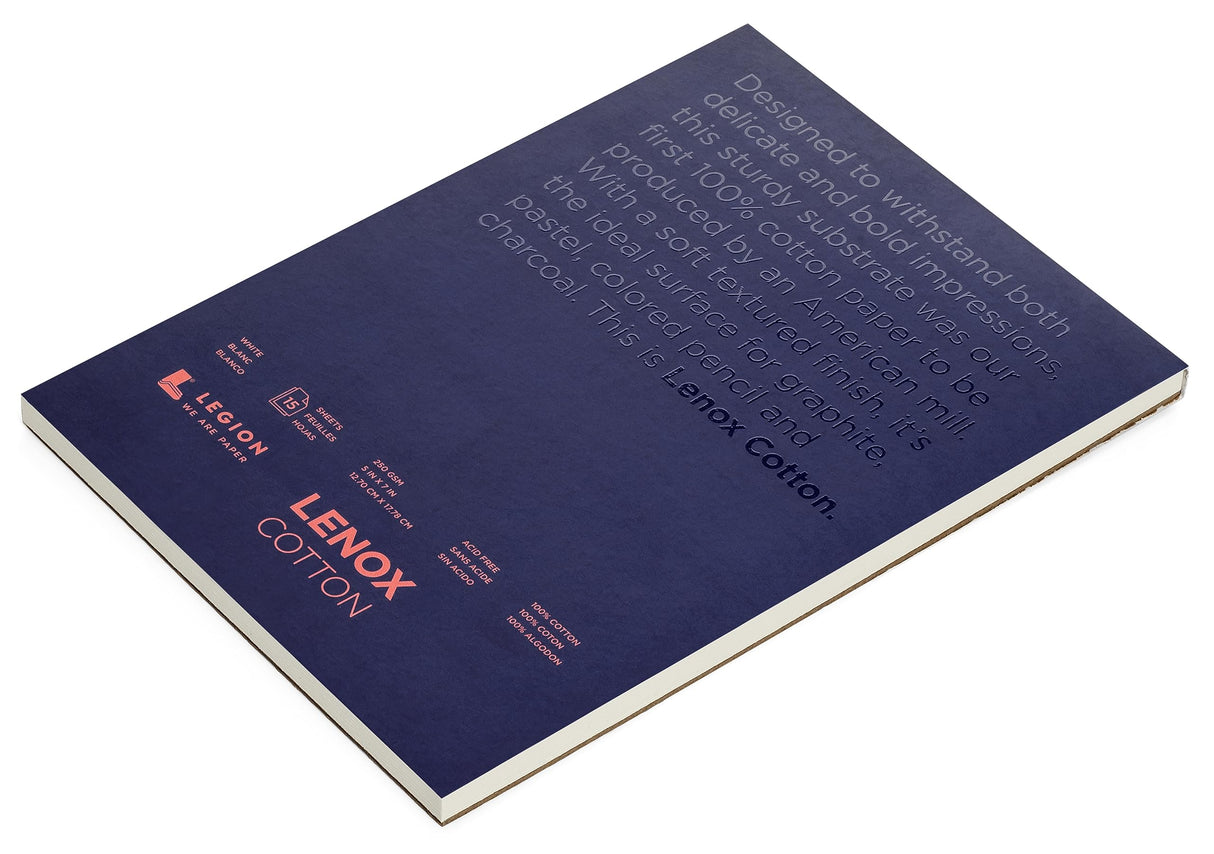 Legion Lenox 100 Pad , 5 X 7 Inches, Off-White, 15 Sheets Legion