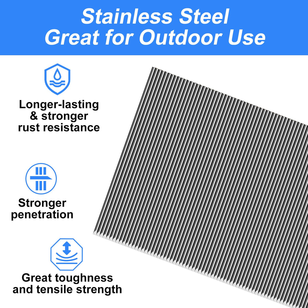 SimCos 23 Gauge Stainless Steel Pinner Nails (5/8",3/4",1",1-3/8") assorted 4 sizes' Headless Pin Nails for 23 GA Pneumatic or Electric Pin nailer or pin nail gun,Project Pack (4000) SimCos