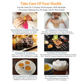 Ausenzup Meat Thermometer - Digital Food Thermometer for Cooking Kitchen - Automatic Calibration Pen Style Electronic Pocket Thermometer for Water Temperature, Barbecue (Yellow) Ausenzup