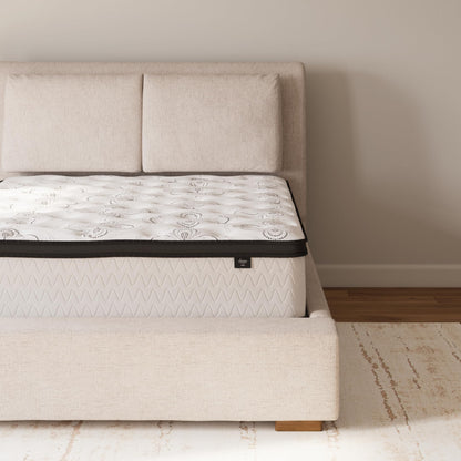 Signature Design by Ashley Queen Size Chime 12 Inch Medium Firm Hybrid Mattress with Cooling Gel Memory Foam