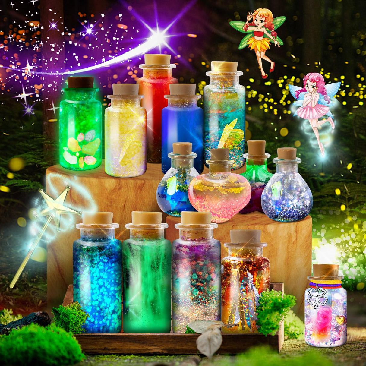 JOPSHEEN Potion Making Kit for Kids, 20 Bottles Potions, Christmas Birthday Toys Gifts for Boys Girls Age 8 9 10 11 12 JOPSHEEN