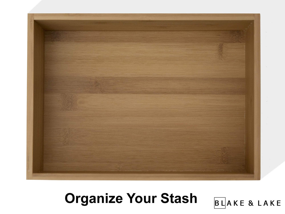 Blake & Lake Wooden Storage box with Lid - Large Wood Keepsake boxes - Gift Box with lids Store Photos Keepsakes Jewelry Colectibles Treasures - Dovetail Design (Natural) Blake & Lake