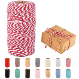 Cotton Twine, 328 Feet Red & White - Craft & Wedding Decor, Butchers & Christmas Wrapping String FLIPPED