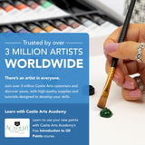 Castle Art Supplies 24 X 12ML Oil Paint Set | Great Value Set for Adult Artists, Beginners and Advanced | Vibrant Variety of Smooth-to-Use Colors | in Impressive Presentation Box with Tutorial (New) Castle Art Supplies