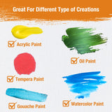 DPDIAN Canvas Boards for Painting 40 Pack, 8 inch x 10 inch Super Value Pack, Artist Canvas Panels for Oil & Acrylic Painting DPDIAN