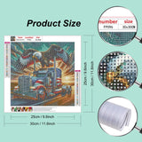 PFFNGPEN Truck Diamond Painting Kits for Adults, 5D DIY American Flag Diamond Art Kits for Beginners, Full Drill Round Diamond Art for Home Wall Decor, Eagle, 12x12 inch PFFNGPEN