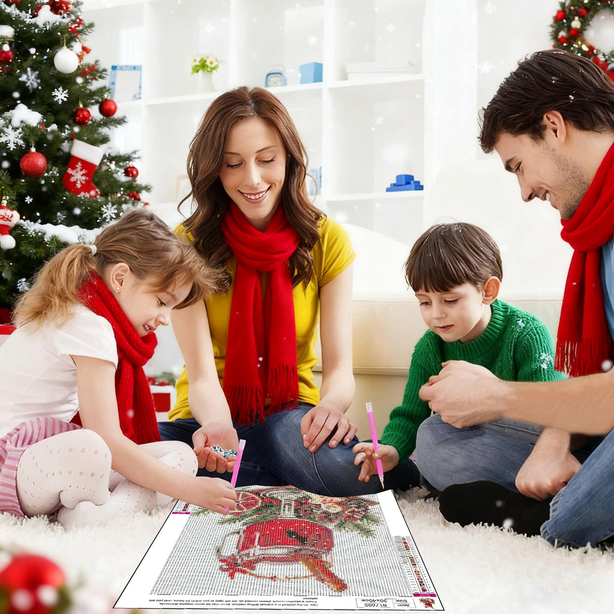 VIGEGU Christma 5D Diamond Painting Kits for Adults,Wine Diamond Art kit for Beginners,DIY Full Round Drill Diamond Dots with Gem Art Crafts for Home Wall Decor 12 x16 Inch VIGEGU