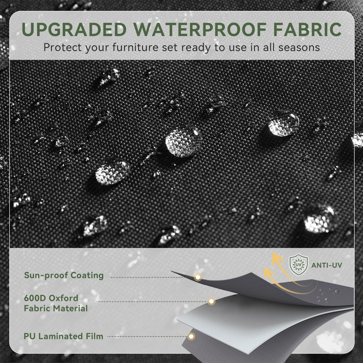 Aoxun Patio Furniture Sets with 44'' Fire Pit, 10 Pcs Outdoor Patio Coversation Set with 4'' Thicken Cushion, Widen Armrests Wicker Outdoor Sectional for Backyard (Waterproof Cover Include) Aoxun