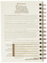 Strathmore 460-55 400 Series Visual Watercolor Journal, 140 LB Cold Press, 5.5"x8", 22 Sheets , White Strathmore