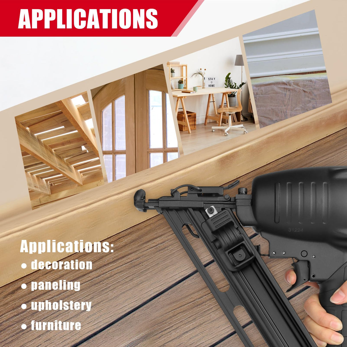 3PLUS HDA1564SP 15 Gauge Angled Finish Nailer 3PLUS