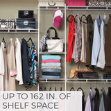 ClosetMaid 1628 Closet Organizer Kit, 5-Foot to 8-Foot, White ClosetMaid