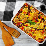 Mordimy 100% Cotton Waffle Weave Kitchen Towels, 13 x 28 Inches, Super Soft and Absorbent Buffalo Check Dish Towels for Drying Dishes, 4-Pack, Black & White Mordimy