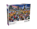 Buffalo Games - ALI Corti - Winter Village Festival - 2000 Piece Jigsaw Puzzle for Adults -Challenging Puzzle Perfect for Game Nights - Finished Size is 38.50 x 26.50 Buffalo Games