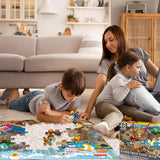 Jadeso 48 Pieces Jumbo Floor Puzzles for Kids ages 3-5, Puzzle for Kid Ages 4-6, Construction Site Jigsaw Large Puzzles, Children Learning Preschool Educational Toys, Great Gift for Kids 4-8 Years Old Jadeso