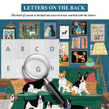 Dog Puzzles for Adults 1000 Pieces, Animal Puppy Puzzle Modern Art Puzzle, Dog Jigsaw Puzzle as Funny Home Decor, Challenging Puzzles for Adults PICKFORU