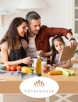 RoyalHouse Bamboo 3-Tier Bookcase, Storage Rack, Plants Stand Display Shelf, Perfect Multi-Functional Book Shelf and Storage Rack for Living Room, Bedroom, Kitchen, Office RoyalHouse