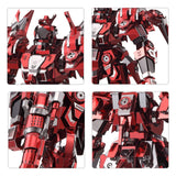 Piececool 3D Metal Puzzles Mecha Model Kits, Red Thunder Figure Models Building Kits for Adults, DIY Brain Teaser 3D Puzzle for Teen Students Fidget Toys Perfect Birthday, 522 Pcs Piececool