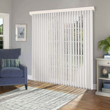 CHICOLOGY Vertical Blinds , Door Blinds & Shades , Blackout Window Shade , Vertical Blinds for Doors , Sliding Blinds Oxford White (Vinyl) 78"W X 84"H CHICOLOGY