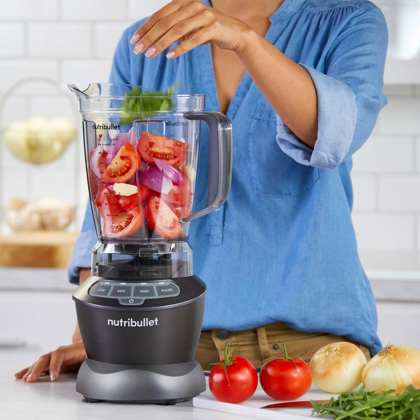 nutribullet Full-Size Blender Combo 1200W – NBF50500 - Dark Gray