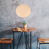 MUKLEI 4 Pack 12 Inch Round Wood Plaque, 3/4 Inch Thick Unfinished Wooden Circle Plaque Wooden Base for Craft Projects, Painting, Woodcarving, DIY Sign MUKLEI