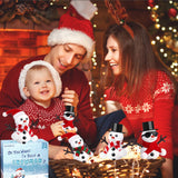 BANBBUR 12 Pack Christmas Stocking Stuffers for Kids,Christmas Crafts for Kids,Modeling Clay DIY Build a Snowman Crafts Kit Bulk Christmas Gifts Activities BANBBUR