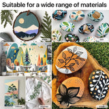 24 Colors Acrylic Paint Set 250 ml(8.45 oz) Large Bottles (Including Metallic Gold and Silver),Non Toxic Acrylic Paint Professional Craft Paint Kit High Viscosity No Fading Rich Pigment for Kids Adults Artists Canvas Crafts Wood Painting Supplies JusArt