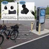 SUSUTOO J1772 to Nema 5-15, EV Station Charging Adapter, EV Adapter Plug, J1772 to NEMA 5-15 Plug for Many Devices That Can Accept 100~240V (5-15) SUSUTOO