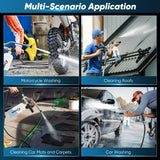 Saker Foam Cannon for Pressure Washer Kit with Foam Cannon Dual Connector Accessory,Pressure Washer Gun for Car Washing and Cleaning,5 Power Washer Sprayer Nozzles Saker