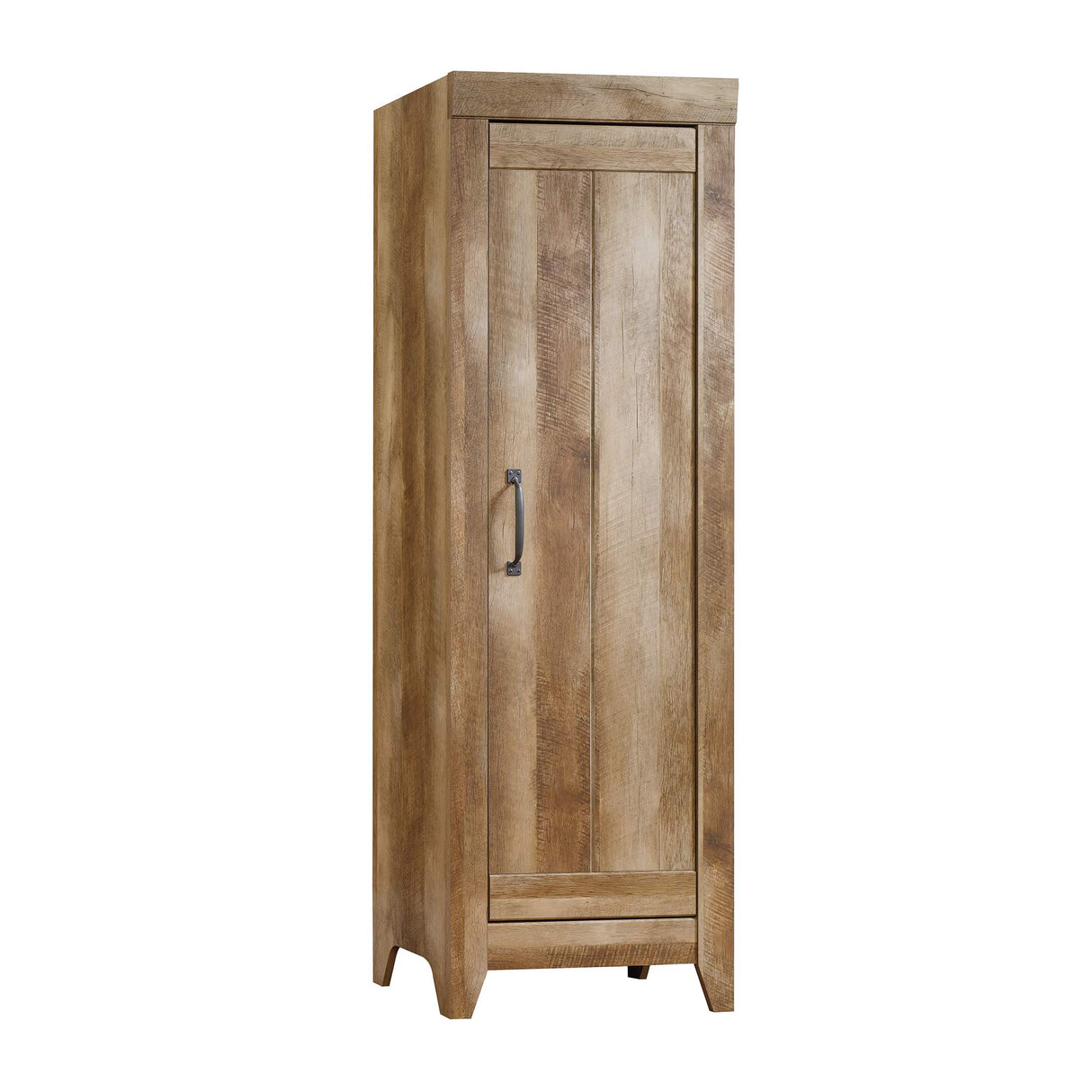 Sauder Adept Narrow Storage Pantry Cabinet, ‎L: 22.60" x W: 16.77" x H: 70.98", Craftsman Oak finish Sauder