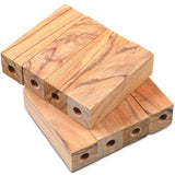 DoubleFill 20 Pcs Pre Drilled 7mm Olive Wood Pen Blanks for Woodturning Pen Turning Kit for Pen Making Supplies DIY Crafts, 2 1/2" x 3/4" x 3/4" DoubleFill
