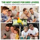 Smart Bird Feeder with Camera, HD Camera Bird Feeder, Solar Powered, Auto Capture Bird Videos & Detection, Solar Powered Wireless Birdhouse Camera for Outdoors, Perfect for Bird Lovers HYNXM