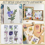 GTQYYF Large Flower Press Kit 10.8 x10.8 inches with Storage Bag,Solid Wood Flower Press Kit - DIY Arts and Craft Kit 10 -Layers, Ideal Gift for Flower & Plant Lovers GTQYYF
