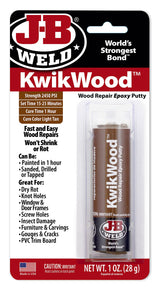 J-B Weld Tan KwikWood Wood Repair Epoxy Putty, 1 oz. Stick J-B Weld