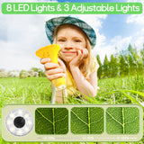 WINWEND Kids Microscope Pocket Microscope -1000X Portable Microscope for Kid | Photo and Video Mini Microscopes | 2'' Digital Little Scientist Microscopes for 3-10 Age Years Old Boys Girls Toys Gifts WINWEND