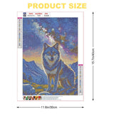 Leixonl Diamond Art Kits for Adults Beginners 6 Pack 5D Diamond Painting Kits for Home Wall Decoration Gifts Round Full Drill 11.8 X 15.7 inch (Animal) Leixonl