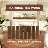 Avana Fireplace Mantel - Wall-Mounted Mantles for Over Fireplace - Farmhouse Fireplace Mantle Shelves - Handcrafted Wood Fireplace Mantels - Floating Fireplace Mantel 72 X 8 X 3 - Rustic Traditional Avana