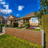 Bamboo Fencing, Natural Reed Fencing Rolls, Backyard Garden Fencing, Decorative Fences, Patio Privacy Wall Fencing Roll for Outdoor, Gallery, Restaurant, Hotel 2-6ft High(70*200cm(2.3*6.6ft)) HSPLXYT