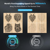 ATEZR L2 36W Laser Engraver with Air Assist & 12“*12” Honeycomb Laser Bed ATEZR