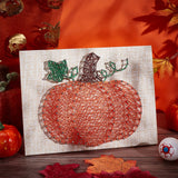 WEBEEDY DIY 3D String Art Kit for Adults Beginners Pumpkin String Art Kit DIY Adult Halloween Thanksgiving Holiday Craft Project Wall Art WEBEEDY
