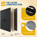 DWVO Fabric Dresser for Room, Tall Storage 8 Drawers, Black Dresser & Chest of Drawers, Storage Drawer Organizer for Closet, Living Room DWVO