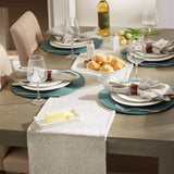 DII Braided Farmhouse Table Runner, 15 x 72 inches, 1-Piece, Gray DII