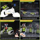 VOPOGLNE 5 in 1 STEM Robot Building Kit, APP & Remote Control Robotics Building Toys, 705 Pcs DIY Building Robot/RC Car/Tank with Light, Building Toy Gifts for Boys Girls Kids 8-16 Science Learning VOPOGLNE
