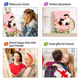 ZTOTZ Cats Paint by Numbers Kit for Kids Beginner,Funny Animal Paint by Numbers Kit for Adults Framed, Mini Number Artist Kits for Home Wall Decor (8X12 inch) ZTOTZ